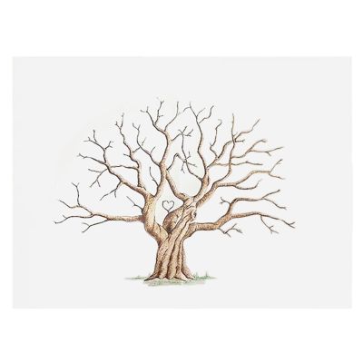 Fingerprint Tree Guest Book