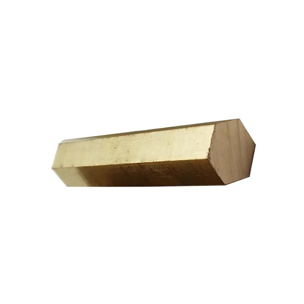 Styire 500 mm Hexagonal Brass Rod for Making Handles, Locks and Hinges, Raw Material (12 mm)