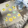 500 Lemon Stickers, Fruit Stickers, 2.5 cm Round Roll view 2