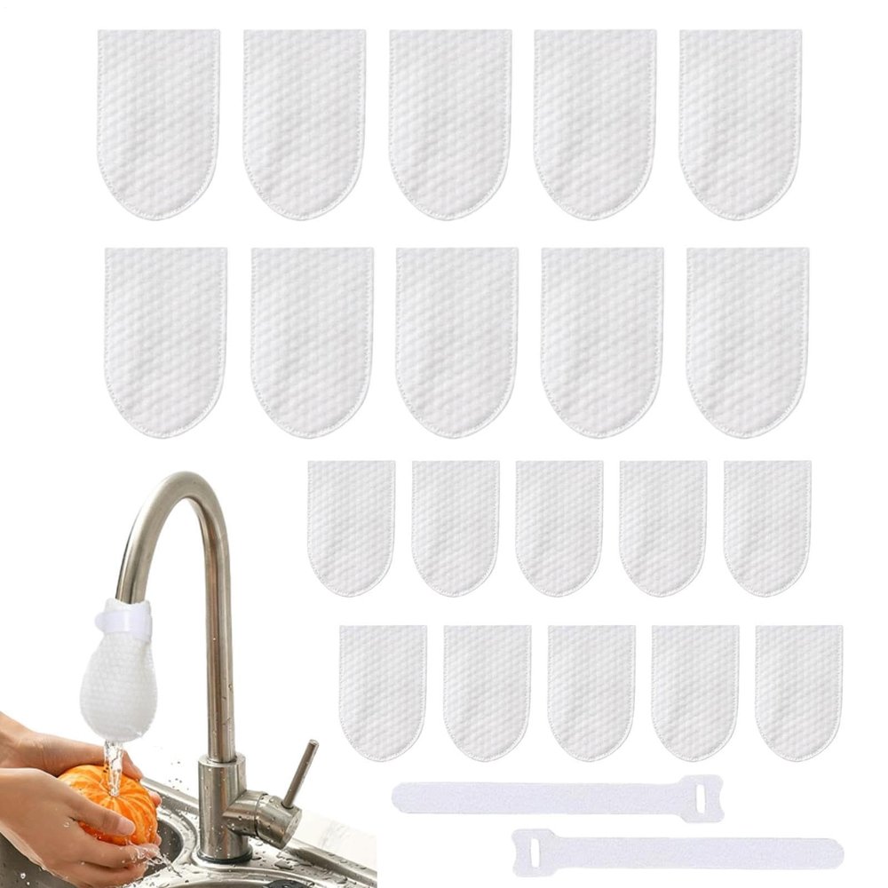 Cotton Faucet Filter Bags - 20 Pack