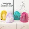 Breathable Hexagonal Mesh Travel Organizer Bag with Drawstring view 3