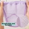 Breathable Hexagonal Mesh Travel Organizer Bag with Drawstring view 4