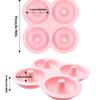 Silicone Donut Mold, 4 Cavities, Non-Stick, Baking Pan view 4