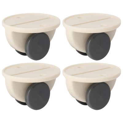 Generic Mini Wheels | Non-Swivel Wheels - 4 Pack