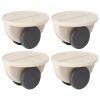 Generic Mini Wheels | Non-Swivel Wheels - 4 Pack view 1