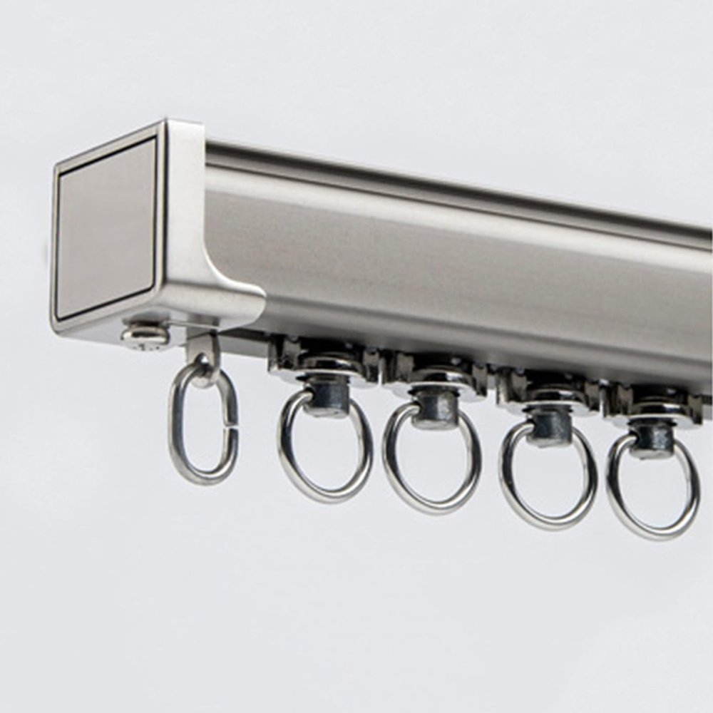 Heavy-Duty Ceiling Curtain Track, Wall-Mountable, 1–5 m