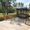 Porch Swing Replacement Canopy, 210D Waterproof Polyester, Green, 190 x 132 x 15 cm view 4