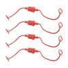 ISO7241B Hydraulic Coupling Dust Protection Set, 4 Red Rubber Covers for Male and Female Couplings (3/20.3 cm) view 2
