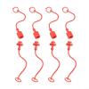 ISO7241B Hydraulic Coupling Dust Protection Set, 4 Red Rubber Covers for Male and Female Couplings (3/20.3 cm) view 4