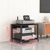 Mid-Century Modern Game Console Stand, DVD Shelf & AV Rack, 50 x 40 x 45 cm view 2
