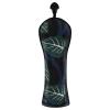 Golf Club Headcovers with Green Leaves for Drivers, Hybrids, and Fairway Woods view 3