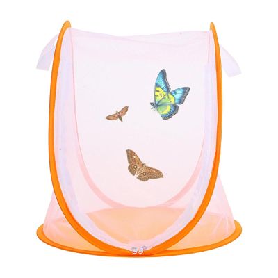 Butterfly Cage with Zippered Mesh Habitat Terrarium