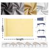 Rectangular Sun Shade Sail 3 x 3.7 m, Light Yellow, Waterproof UV Shade Cloth with Eyelets view 2