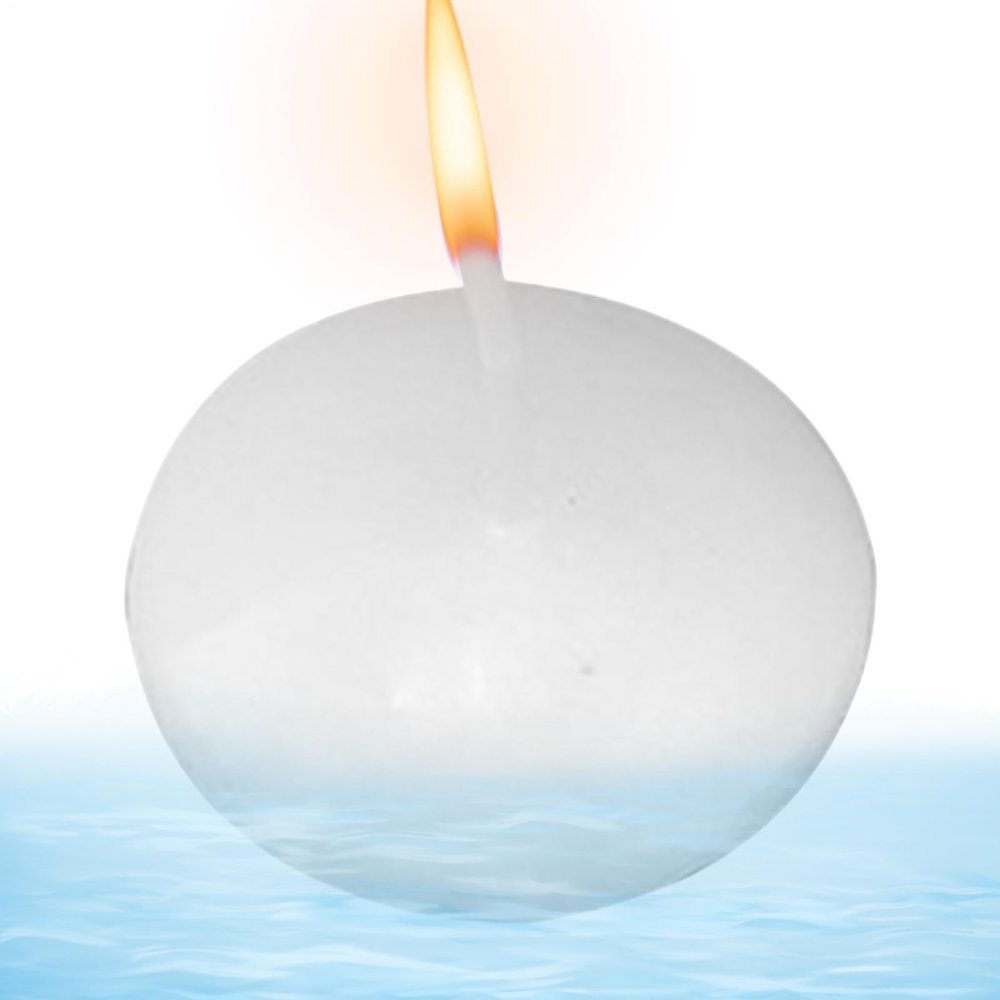 Floating White Candle Set