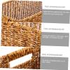 Brown Rectangular Plastic Storage Basket for Christmas Events view 3