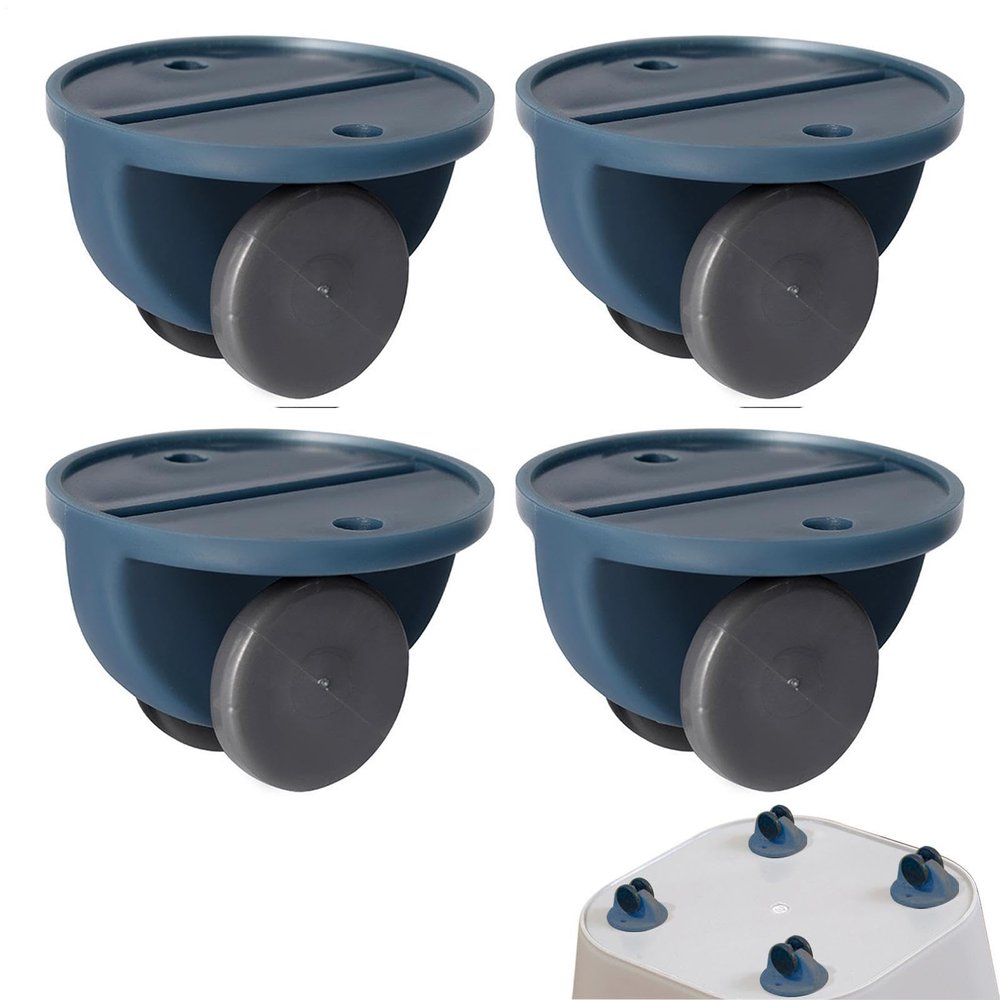 Wakuuea Self-Adhesive Mini Casters | 4 Pack