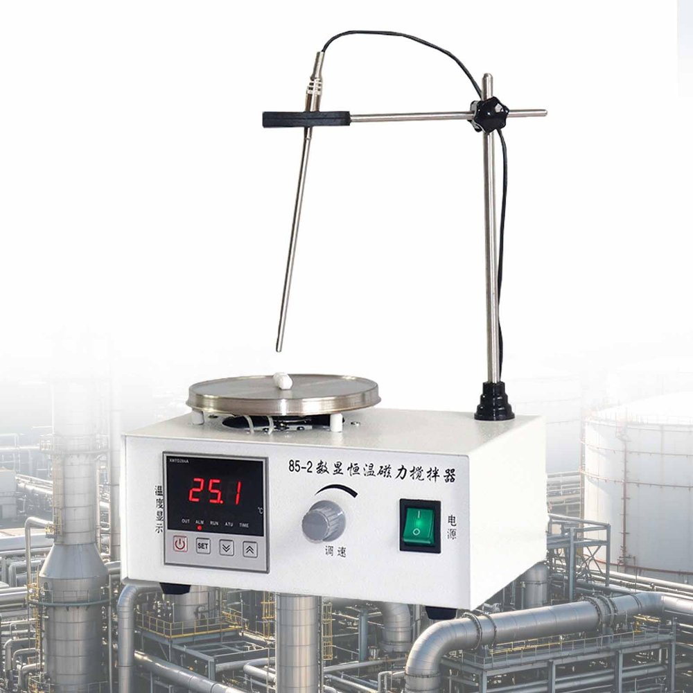 Magnetic Hot Plate Stirrer with Digital Display, 2,400 rpm