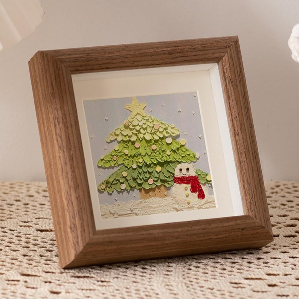 JoyousMall Hollow Pastel Picture Frame