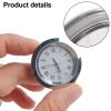 JoyousMall Quartz Clock Insert, 36 mm, 65 mm, DIY Replacement Movement with Gold Arabic Numbers, White, for Wall Clock Repair, Silver view 2