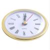 JoyousMall Quartz Clock Insert, 36 mm, 65 mm, DIY Replacement Movement with Gold Arabic Numbers, White, for Wall Clock Repair, Silver view 4
