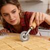 Dough Cutter Wheel with Wooden Handle view 2