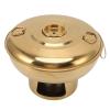 AstraLoom Small Portable Stainless Steel Charcoal Hot Pot, Gold view 1