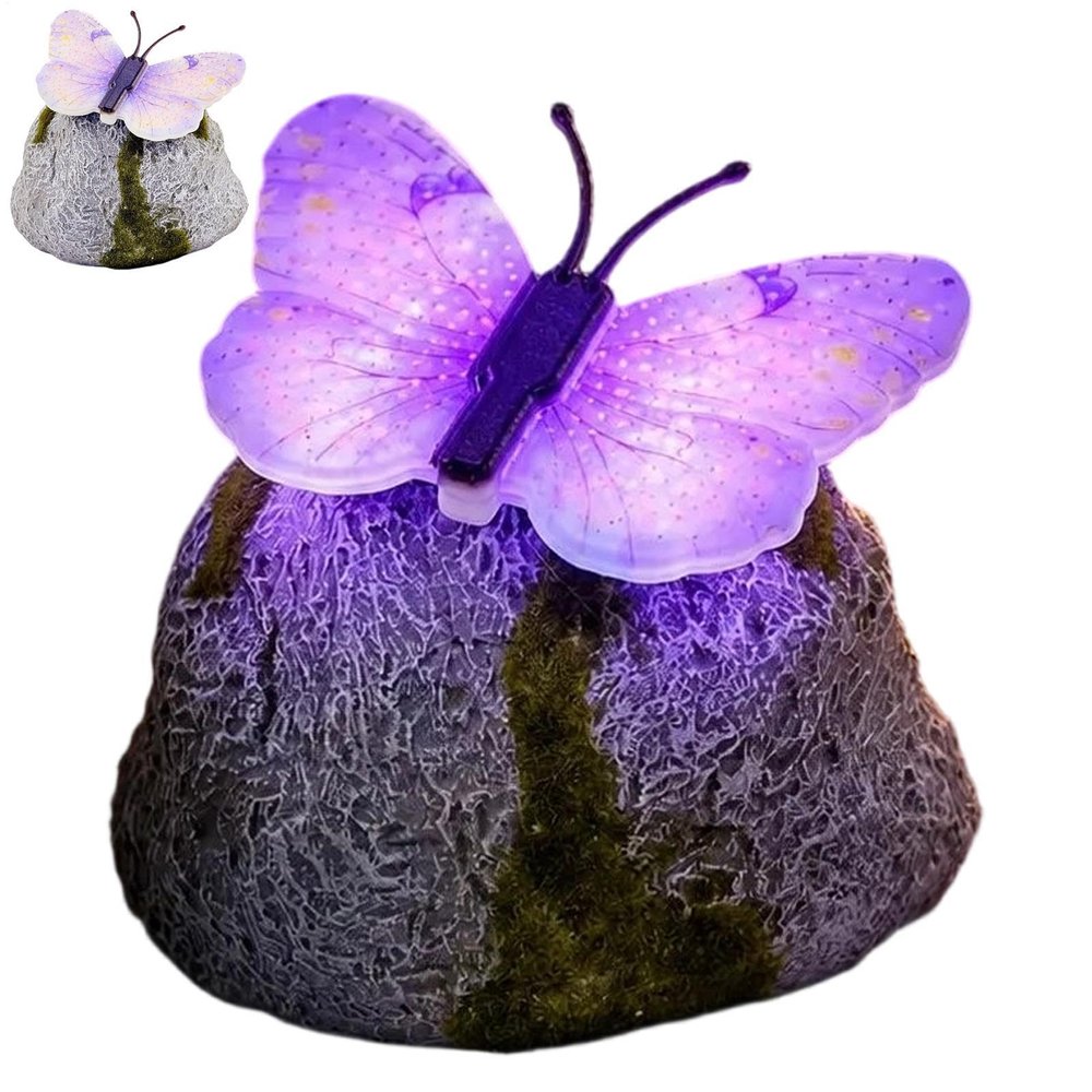 Outdoor Garden Stones – Glowing Artificial Pebbles