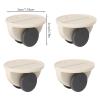 Mini Wheels | Non-Swivel Caster Wheels, 4-Pack view 4