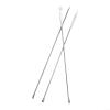 3-Piece Stainless Steel Lab Spoon Spatula Set, Square Head, 22 cm view 1