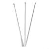 3-Piece Stainless Steel Lab Spoon Spatula Set, Square Head, 22 cm view 2