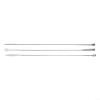 3-Piece Stainless Steel Lab Spoon Spatula Set, Square Head, 22 cm view 3