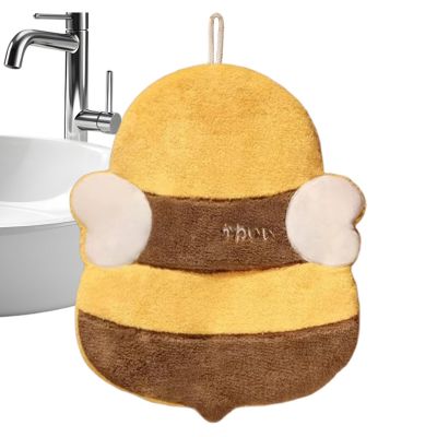 Animal Towel, Coral Fleece, Hanging Loop