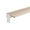YTBHSHXZ Aluminum Alloy Drawer Pulls, Cashmere Gray Arc, 96 mm view 1