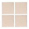 15.5-Inch Square Polypropylene Resin Stepping Stones with Ground Stakes, Beige view 4