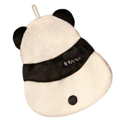 Animal Towel - Coral Fleece Hanging Puff with Loop, Quick-Drying Towel