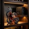 Octopus-Shaped Decanter, 350 ml, Handmade Lead-Free Glass view 4