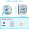 NONDK 1,000-Challenge Book, Monthly Money-Saving Challenge Book with Envelopes, Blue view 4
