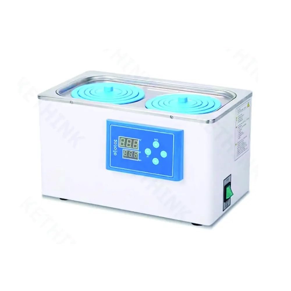 Thermostatic Water Bath Incubator, 2-Hole, 6 L, for Laboratory Use