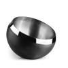 LACOR 60069 Nord Angled Buffet Bowl, 20 cm, 18/10 Stainless Steel, Matte Black, 18 cm High view 1