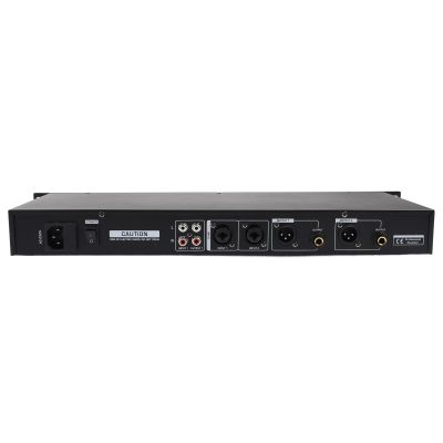 BildeeMait 1U Rack-Mount 31-Band Graphic Equalizer for Dual-Channel DSP Audio Processing with Noise Reduction, XLR/TRS, Home KTV
