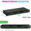 BildeeMait 1U Rack-Mount 31-Band Graphic Equalizer for Dual-Channel DSP Audio Processing with Noise Reduction, XLR/TRS, Home KTV view 4