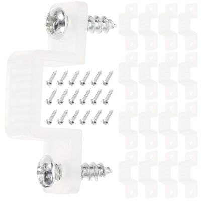 Halloween LED Light Clips, 14 mm Silicone, 100-Piece Set with Screws