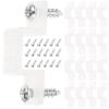 Halloween LED Light Clips, 14 mm Silicone, 100-Piece Set with Screws view 1