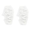 Frahou 2X Pearl Hot Drill Lace Bridal Flower Embroidery Patches view 1