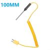 CWOQOCW Type K Stainless Steel Thermocouple Needle Probe for Liquid Food and Oil, Fast Response, 100–500 mm (100-Pack) view 3