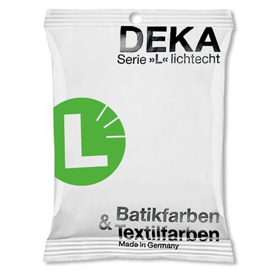 CREATIV DISCOUNT Deka Fabric Dye, Batik Colors, Series L, Lightfast, 10g (Gift Green)