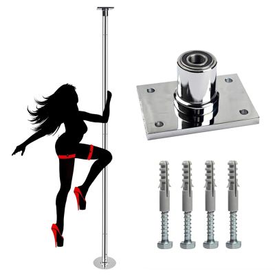 AYCDL Home-Friendly Stripper Pole for Indoor Use, Permanent Fixed Dance Pole with Screws, 2.5-2.9 m, Removable Steel Dance Pole