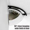1/8 Acrylic Convex Wall Mirror, Shatter-Resistant Safety Dome, 60 cm/24 in view 3