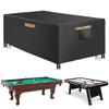 Pool Table Cover, Waterproof 600D Oxford Protection with Elastic Cord and Buckles view 1