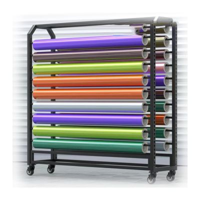 Rolling Fabric Rack, 170.2 cm, with 12 Rods